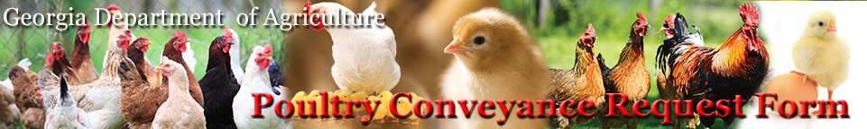 Poultry Conveyance Request Form